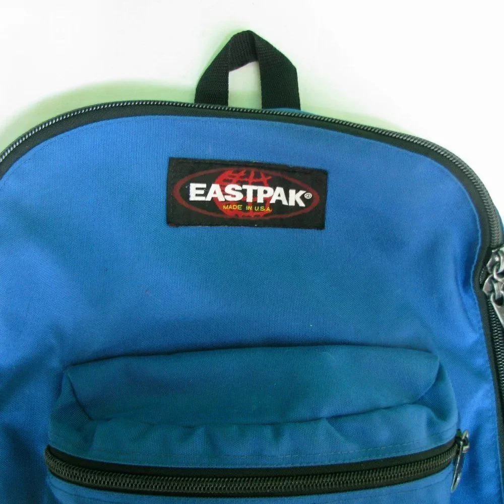Vintage Eastpak  Leather Bottom Backpack
